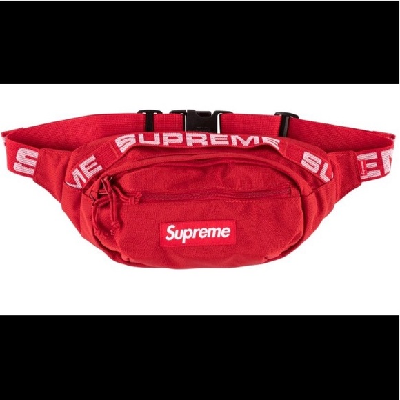 supreme fanny pack white